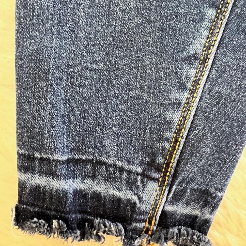 Spanx Distressed Ankle Skinny Jeans - Medium Wash, Medium - Picture 5 of 8